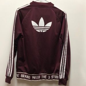 Maroon Adidas Jacket
